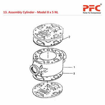 Cylinder IR 8 x 5 ESV NL Air Compressor Parts