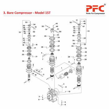 Cylinder and Piston Assembly IR 15T Parts