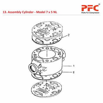 Cylinder IR 7 x 5 ESV NL Air Compressor Parts