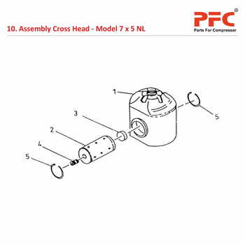 Cross Head IR 7 x 5 ESV NL Air Compressor Parts