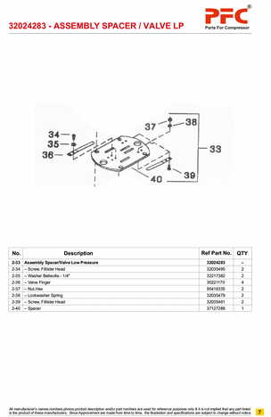 Valve + Spacer Plate 32024283 Replacement