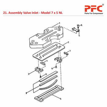 Valve Inlet IR 7 x 5 ESV NL Compressor Parts