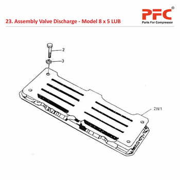 Valve Discharge IR 8 x 5 ESV LUB Compressor Parts