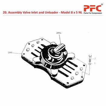 Valve Inlet and Unloader IR 8 x 5 ESV NL Parts