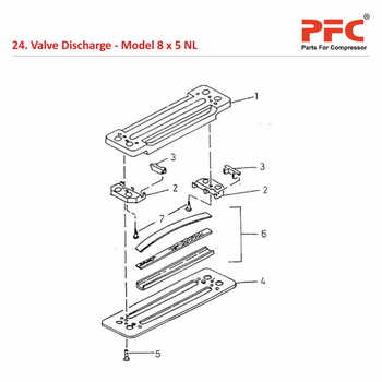 Valve Discharge IR 8 x 5 ESV NL Air Compressor Parts