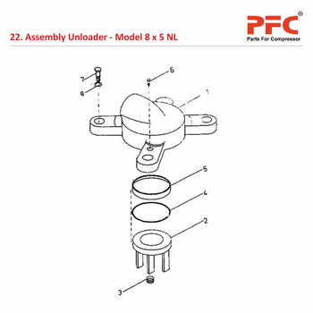 Unloader IR 8 x 5 ESV NL Air Compressor Parts