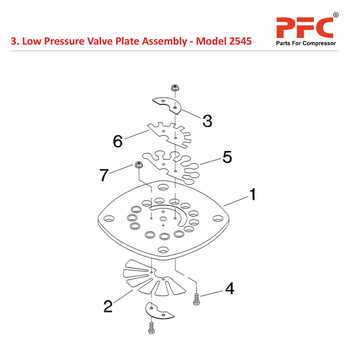 LP Valve Plate IR 2545 Air Compressor Parts