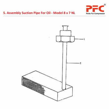 Suction Pipe IR 8 x 7 ESV NL Air Compressor Parts